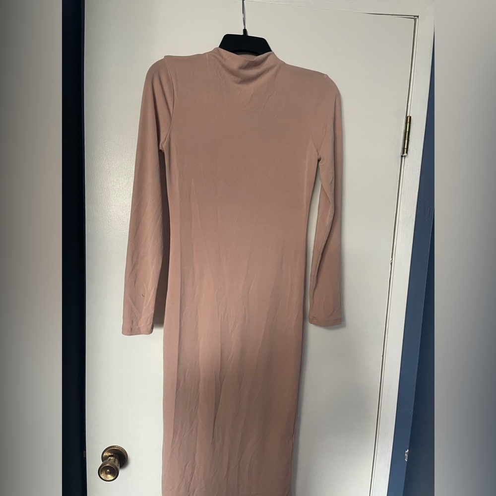 Forever 21 midi high neck bodycon dress
